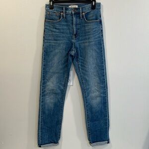 Madewell Full Length Classic Straight Jeans Size 26 EUC